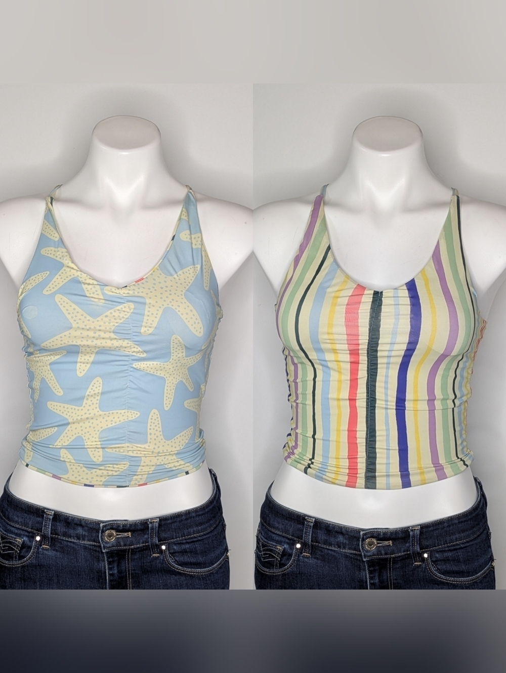 RAD Swim Cora Reversible Tankini Bikini Top XS